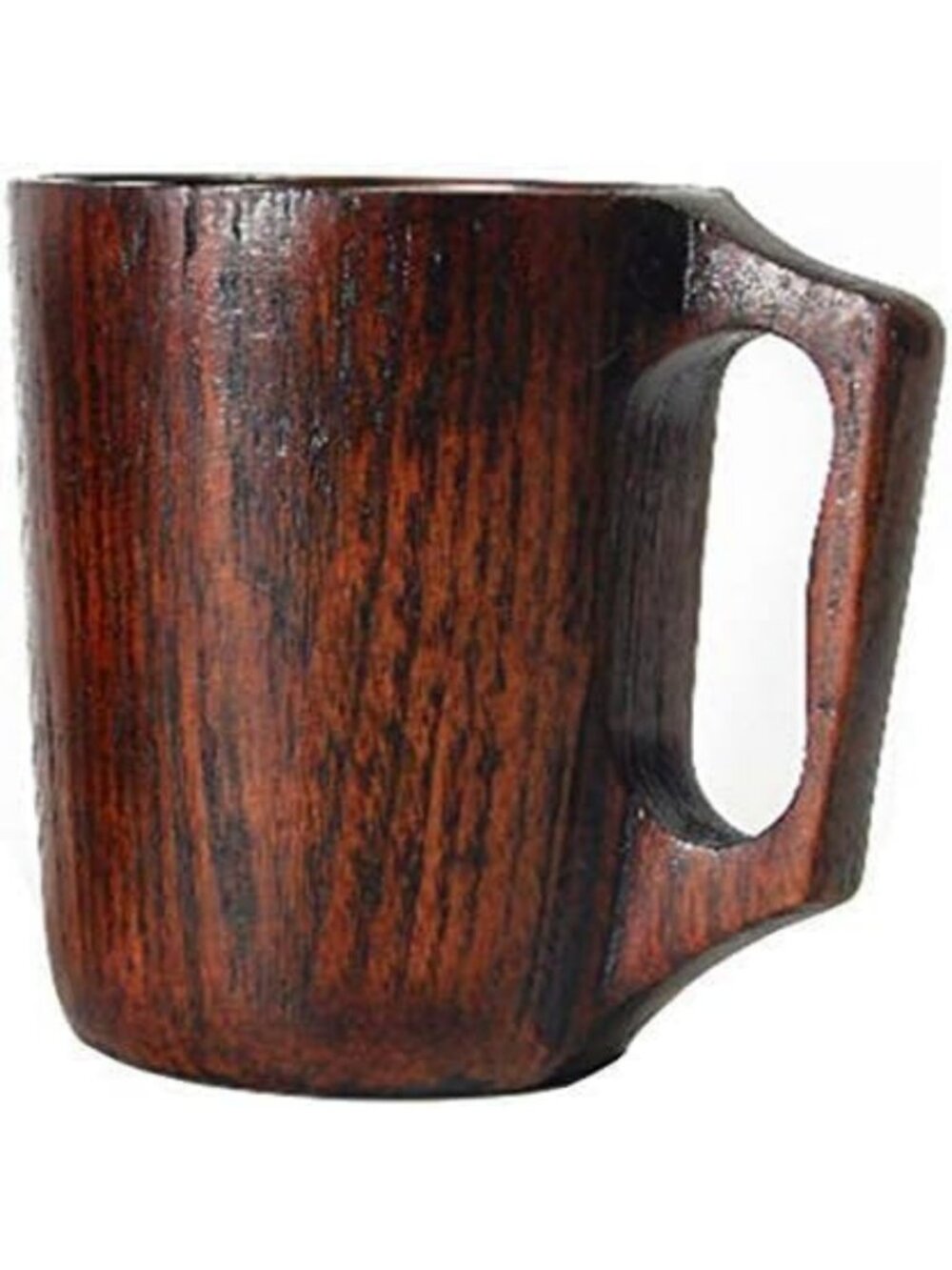 Unique Wooden Coffee Mug | 14 oz Camping Beer Tankard | Perfect Gift for Men